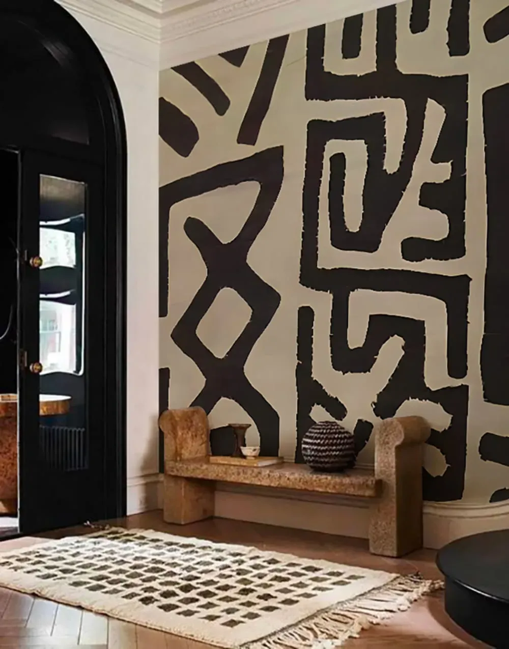 Illustration numéro 2 du produit Papier peint abstrait haut de gamme 200g 250x300 cm 6 lés