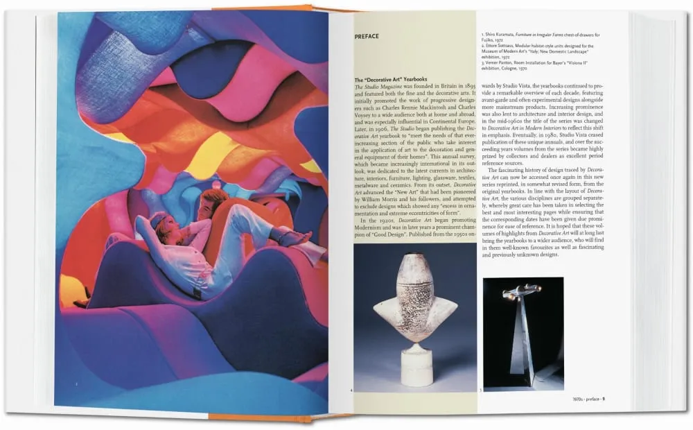 Illustration numéro 2 du produit Decorative Art 70s (Allemand, Français, Anglais)