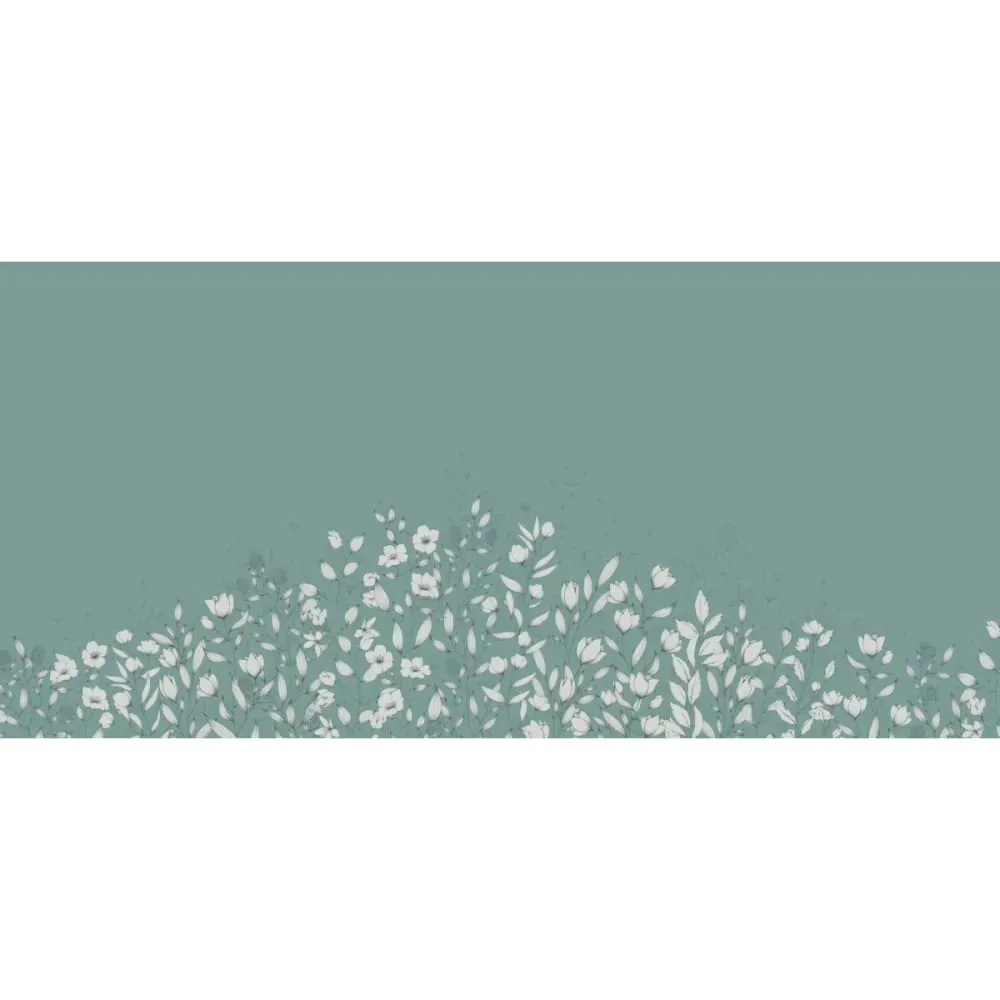 Illustration numéro 2 du produit Papier peint panoramique ode au feuillage vert 375x250cm