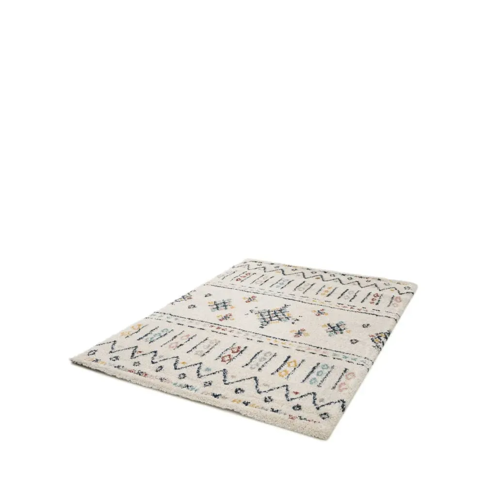 Illustration numéro 2 du produit Tapis d'inspiration berbère - 160x230cm Multicolore Polypropylène