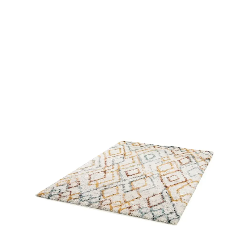 Illustration numéro 2 du produit Tapis d'inspiration berbère - 120x170cm Multicolore Polypropylène