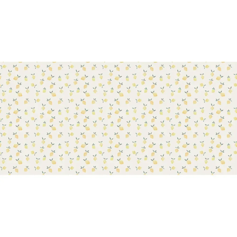 Illustration numéro 2 du produit Papier peint panoramique enfant citrons jaune 525x250cm