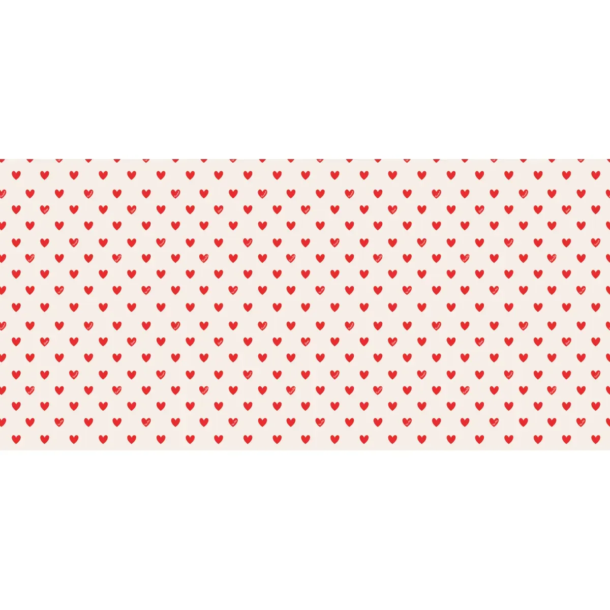 Illustration numéro 2 du produit Papier peint panoramique enfant amour coeur rouge 150x250cm