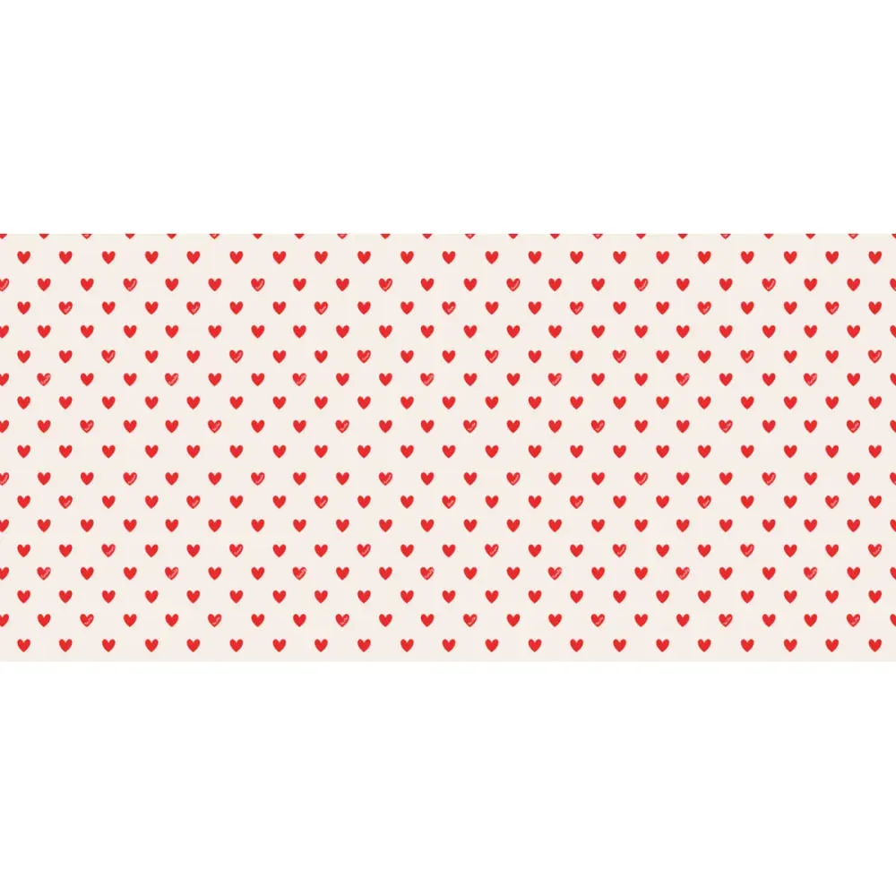 Illustration numéro 2 du produit Papier peint panoramique enfant amour coeur rouge 300x250cm