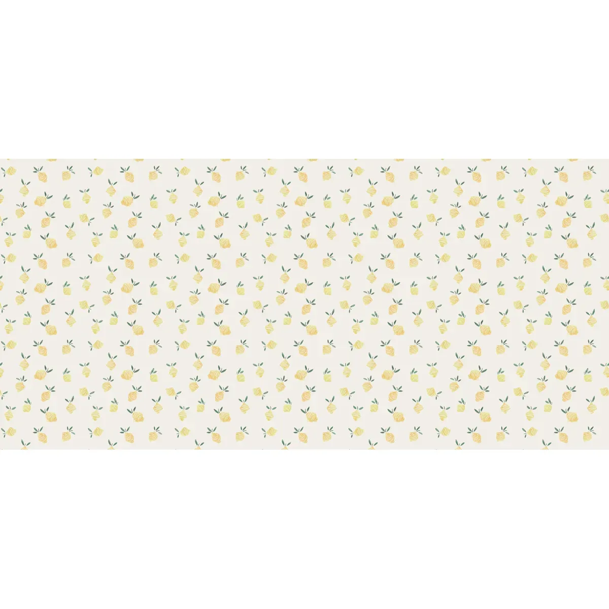 Illustration numéro 2 du produit Papier peint panoramique enfant citrons jaune 300x250cm