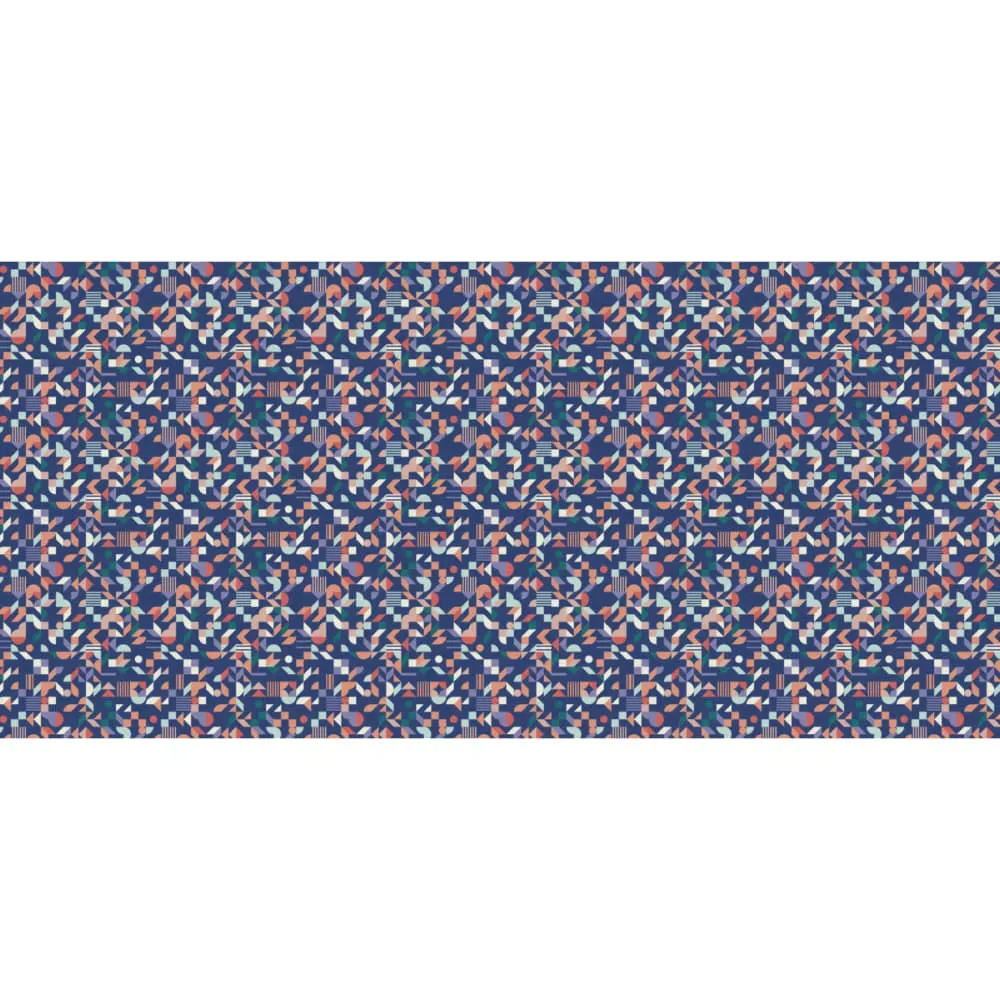 Illustration numéro 2 du produit Papier peint panoramique moncloa bleu 300x250cm