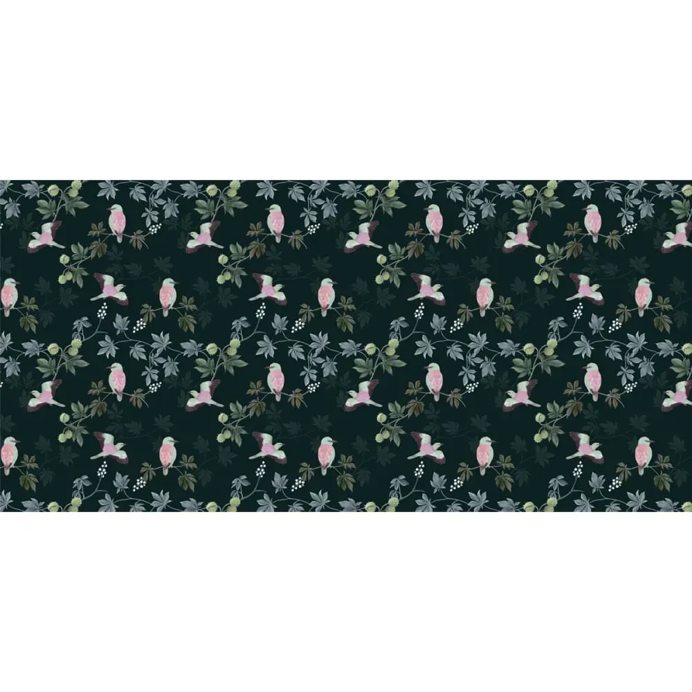 Illustration numéro 2 du produit Papier peint panoramique motif marronniers vert 225x250cm