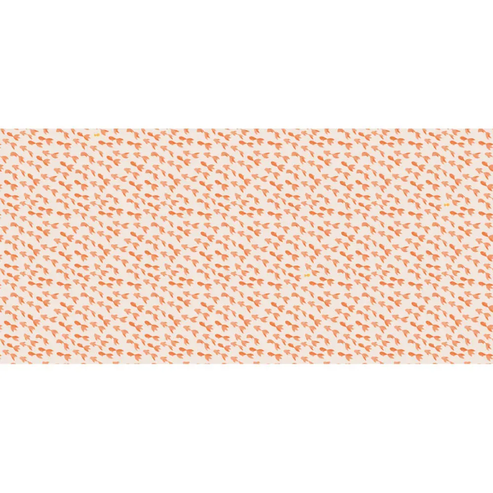 Illustration numéro 2 du produit Papier peint panoramique nage droit devant toi orange 375x250cm