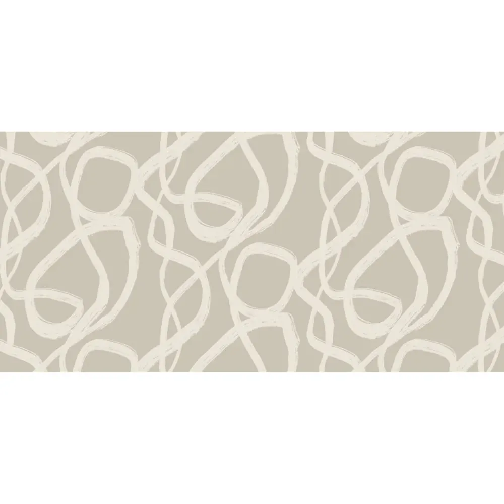 Illustration numéro 2 du produit Papier peint panoramique art line beige 450x250cm