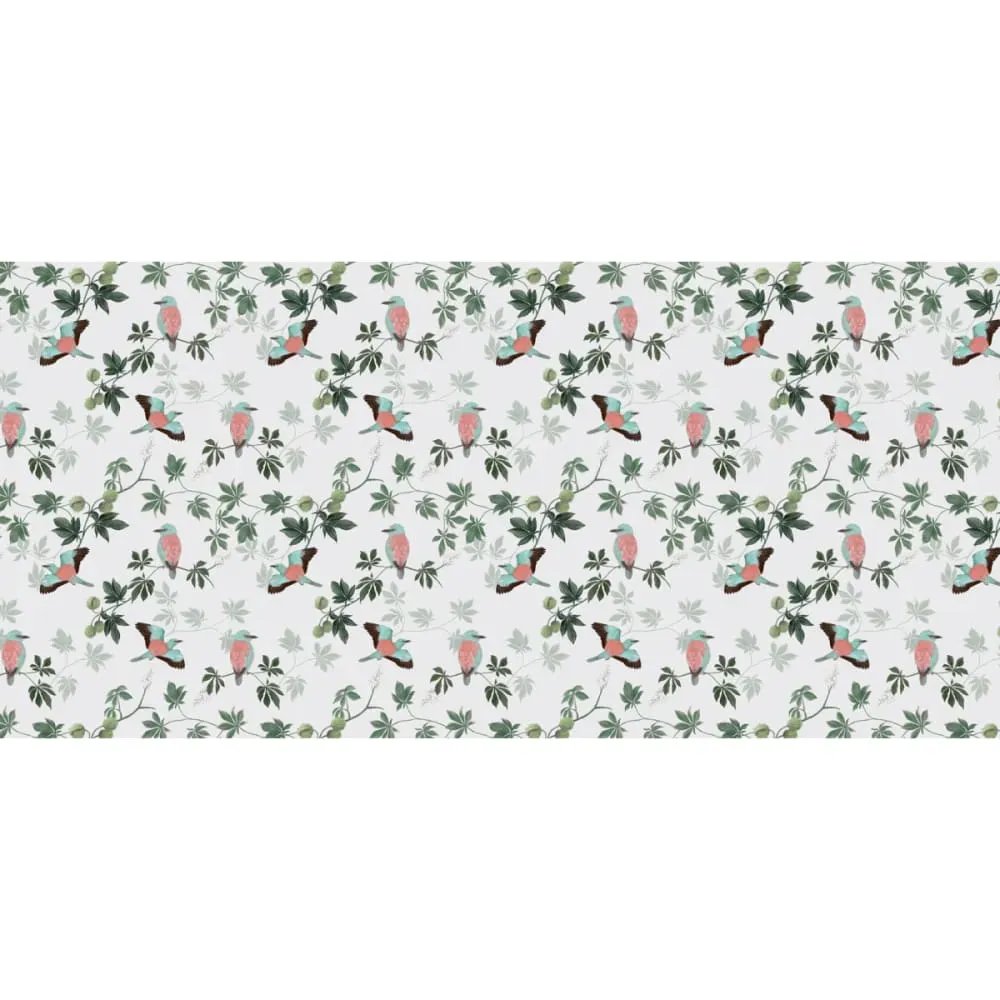 Illustration numéro 2 du produit Papier peint panoramique motif marronniers beige 450x250cm