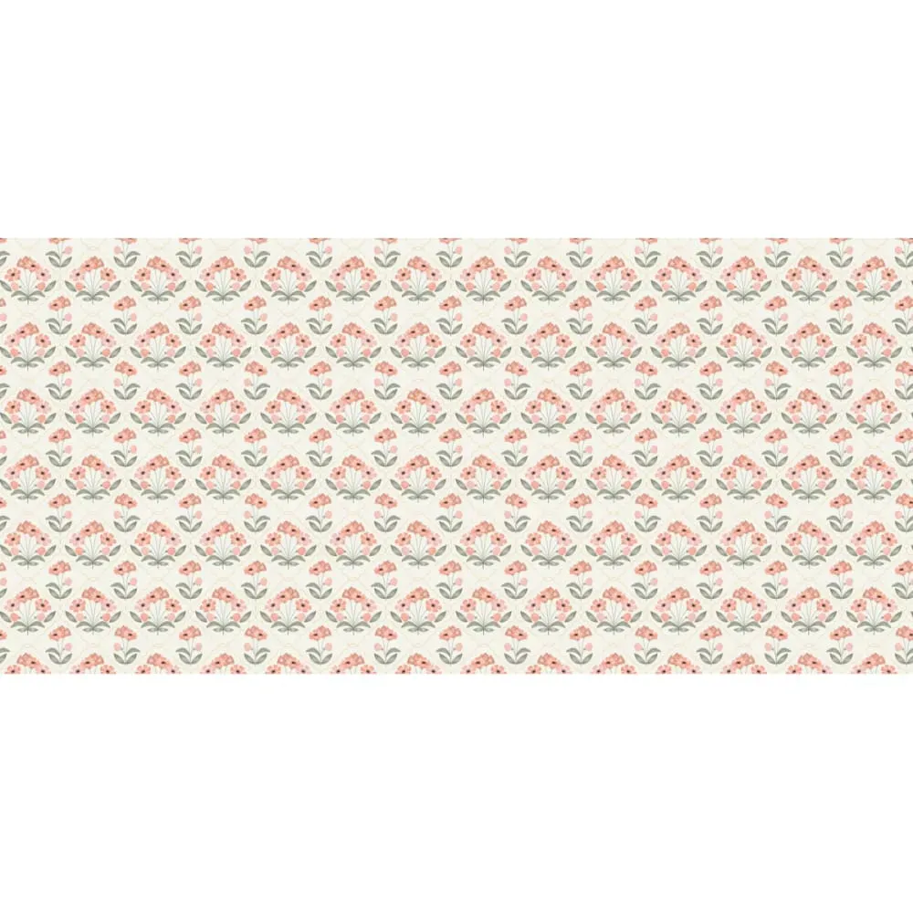 Illustration numéro 2 du produit Papier peint panoramique anémones vert clair 450x250cm