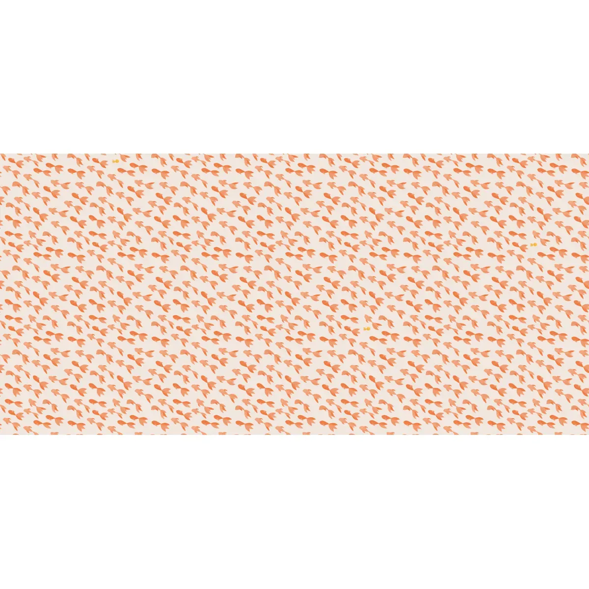 Illustration numéro 2 du produit Papier peint panoramique nage droit devant toi orange 450x250cm