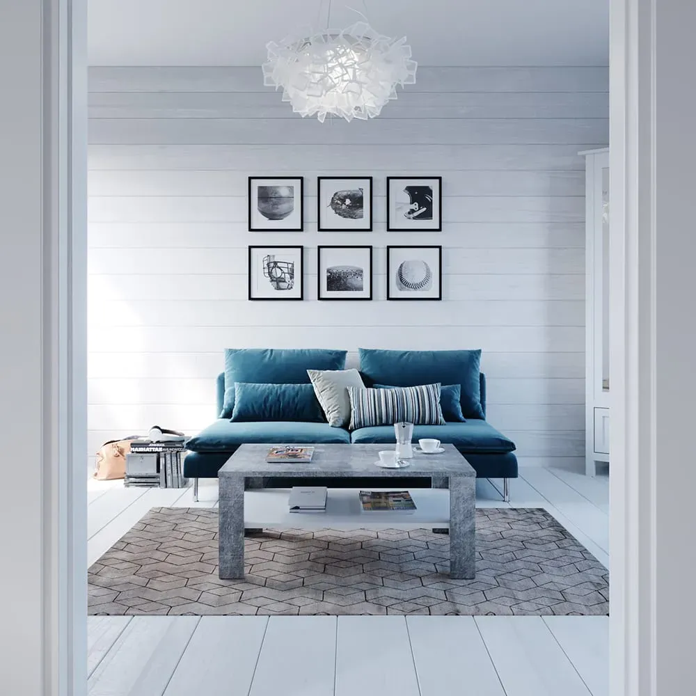 Illustration numéro 2 du produit Table basse, Béton 100 x 60cm