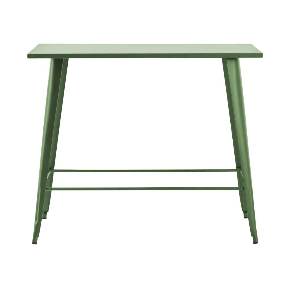 Illustration numéro 2 du produit Table haute de jardin en acier vert cactus