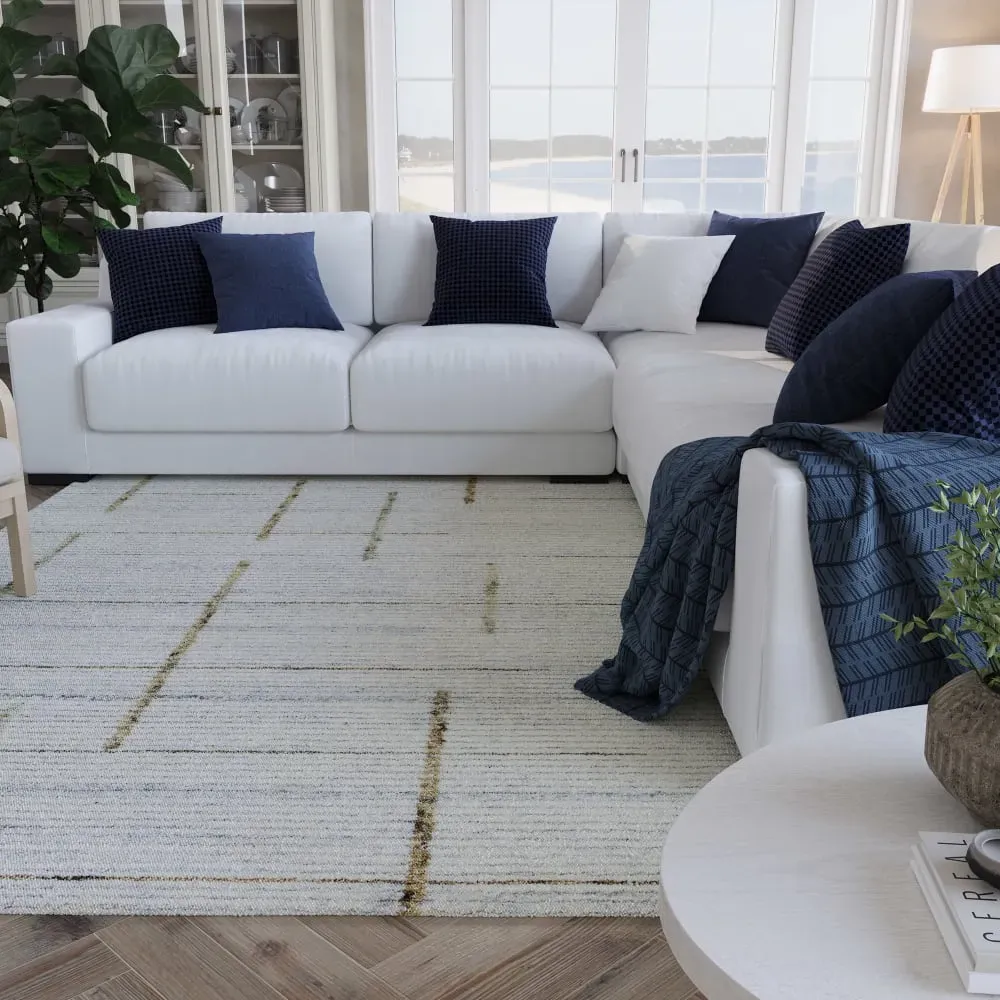 Illustration numéro 2 du produit Tapis tufté main crème 70x140