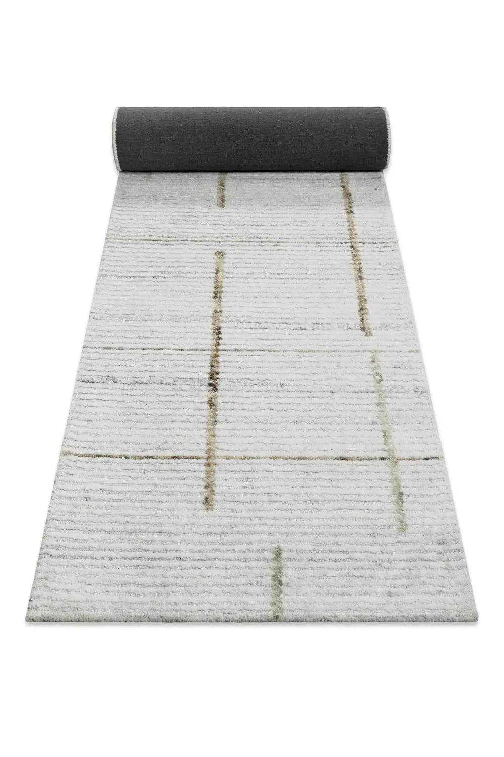 Illustration numéro 2 du produit Tapis tufté main crème 80x230