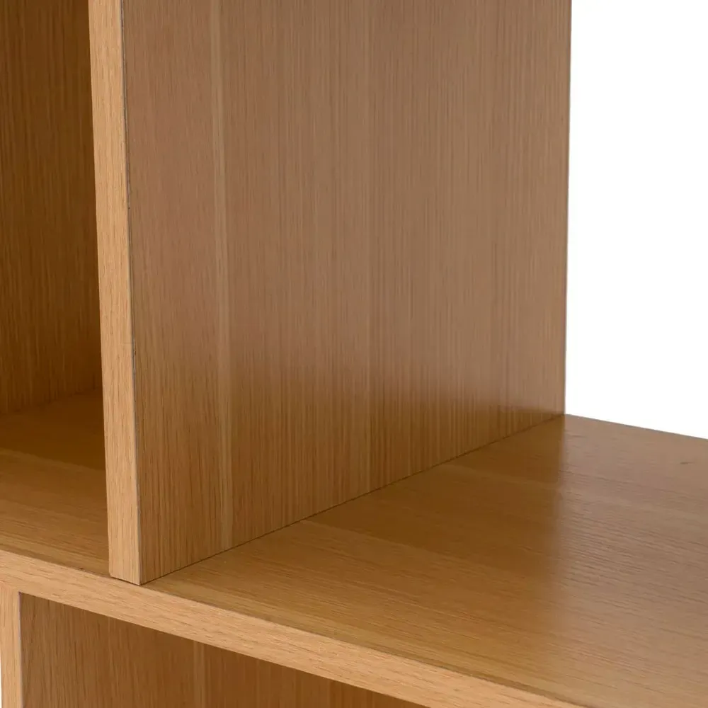 Illustration numéro 2 du produit Étagère bibliothèque bois 8 casiers 63x29.8x159cm