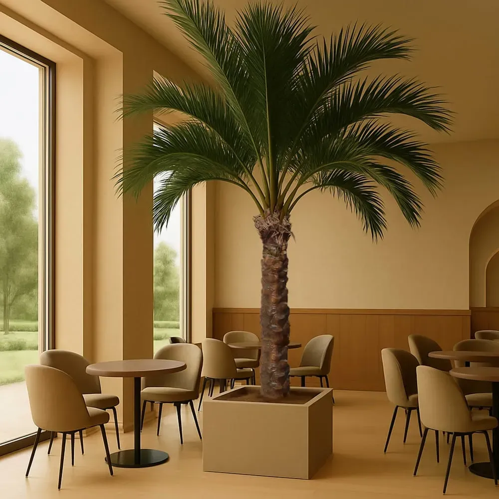 Illustration numéro 2 du produit Palmier artificiel 4 m