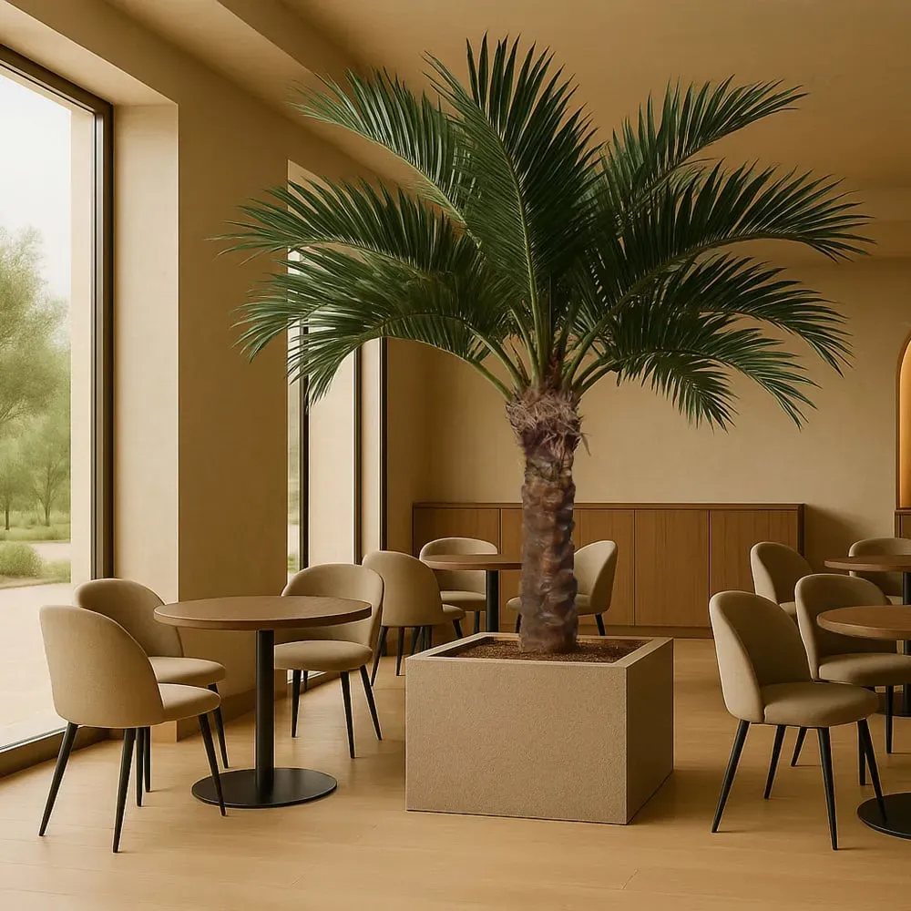 Illustration numéro 2 du produit Palmier artificiel 3 m