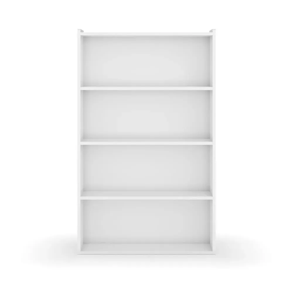 Illustration numéro 2 du produit Bibliothèque étagère bois massif blanc