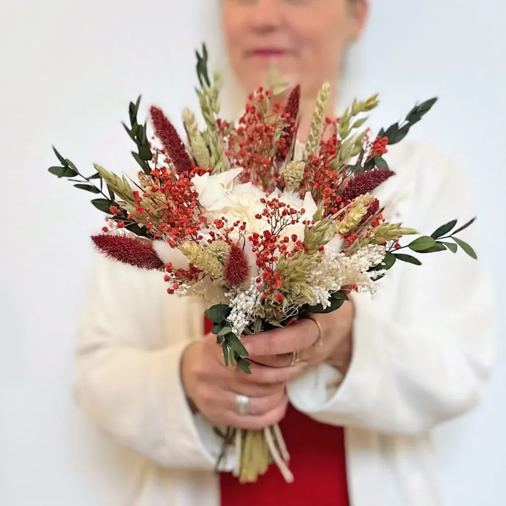 Illustration numéro 2 du produit Bouquet de fleurs séchées S Passion