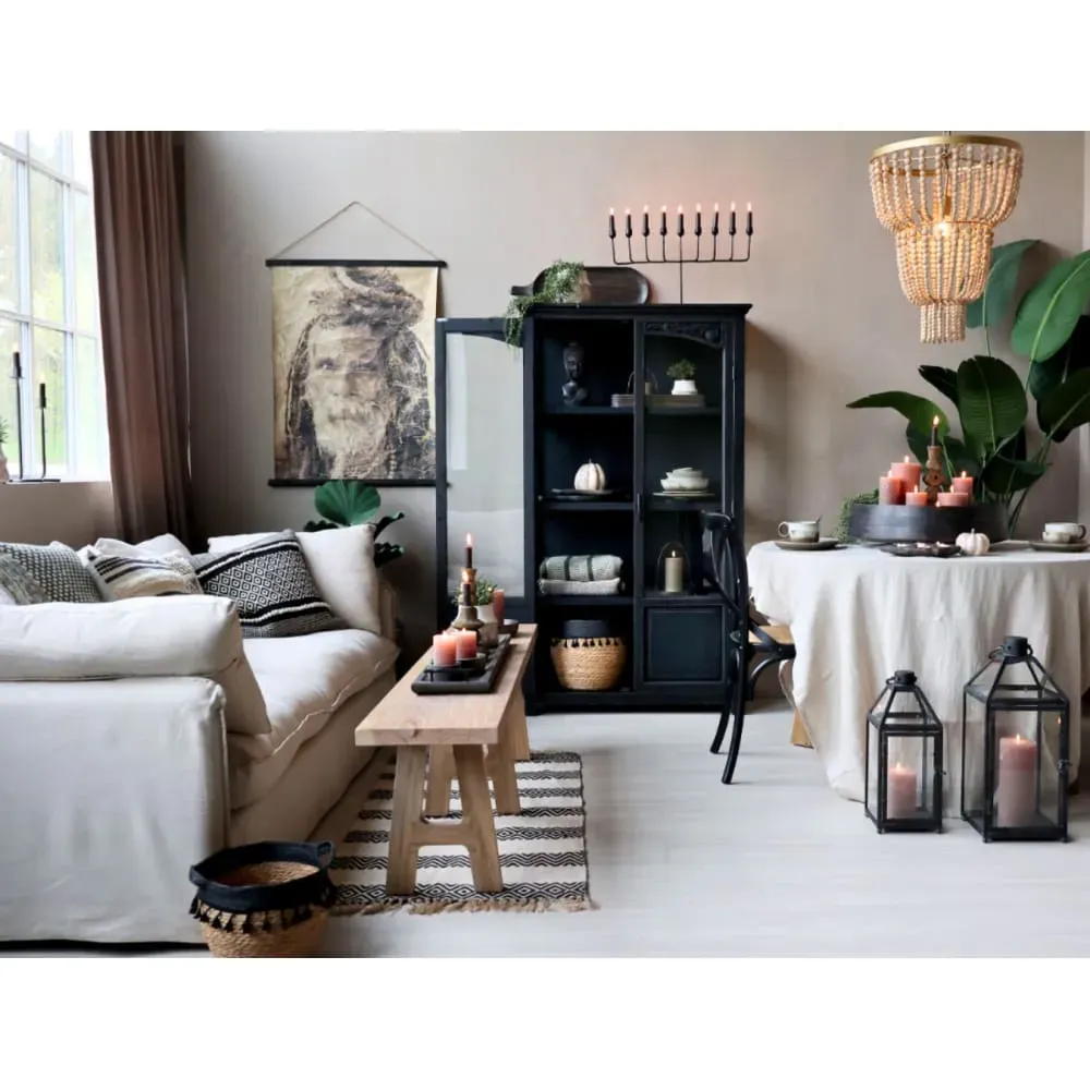 Illustration numéro 2 du produit Banc en bois recyclé marron 180 x 32 x 45 cm