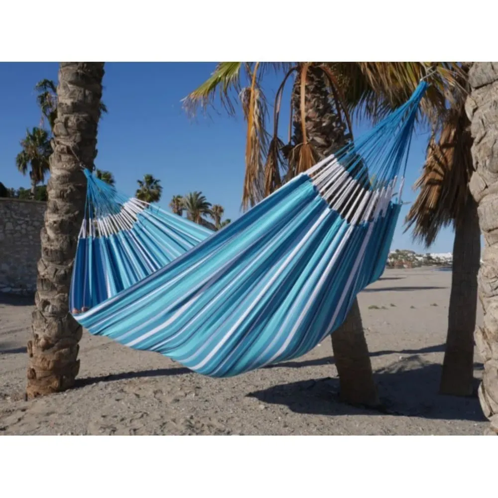 Illustration numéro 2 du produit Hamac XXL en coton multicolore