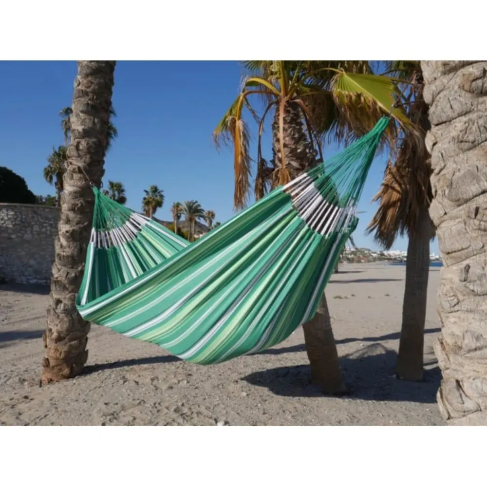 Illustration numéro 2 du produit Hamac XXL en coton multicolore