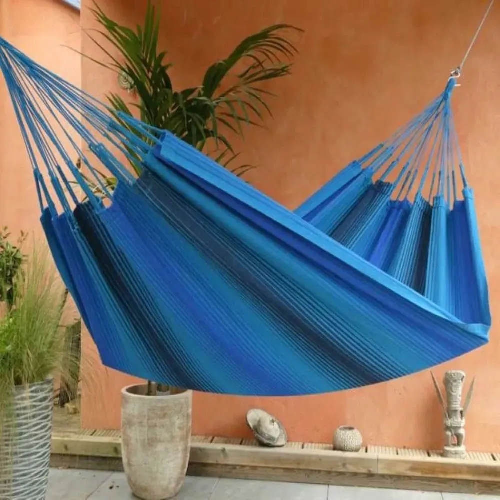 Illustration numéro 2 du produit Hamac L en coton multicolore