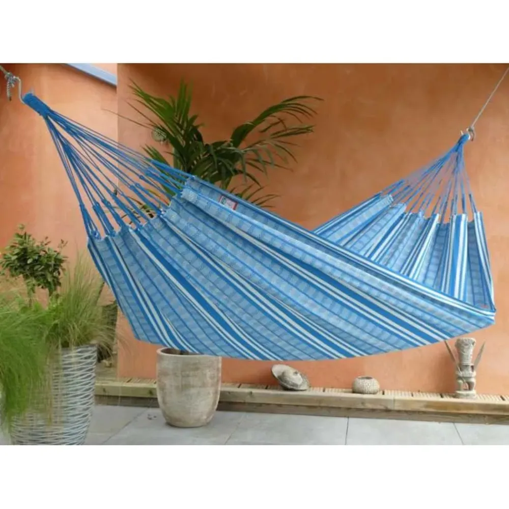 Illustration numéro 2 du produit Hamac XXL en coton multicolore