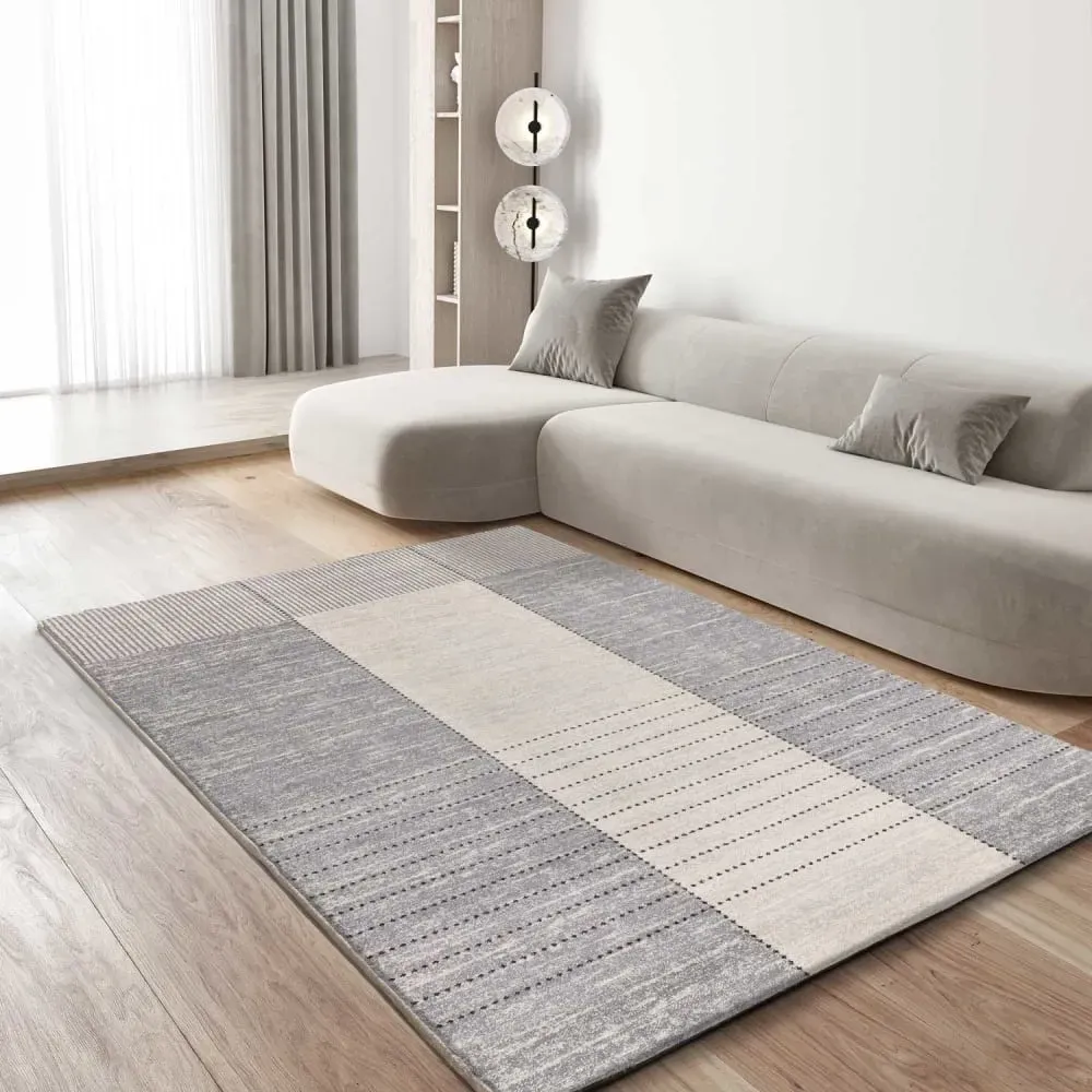 Illustration numéro 2 du produit Tapis moderne gris/beige 160x230 cm