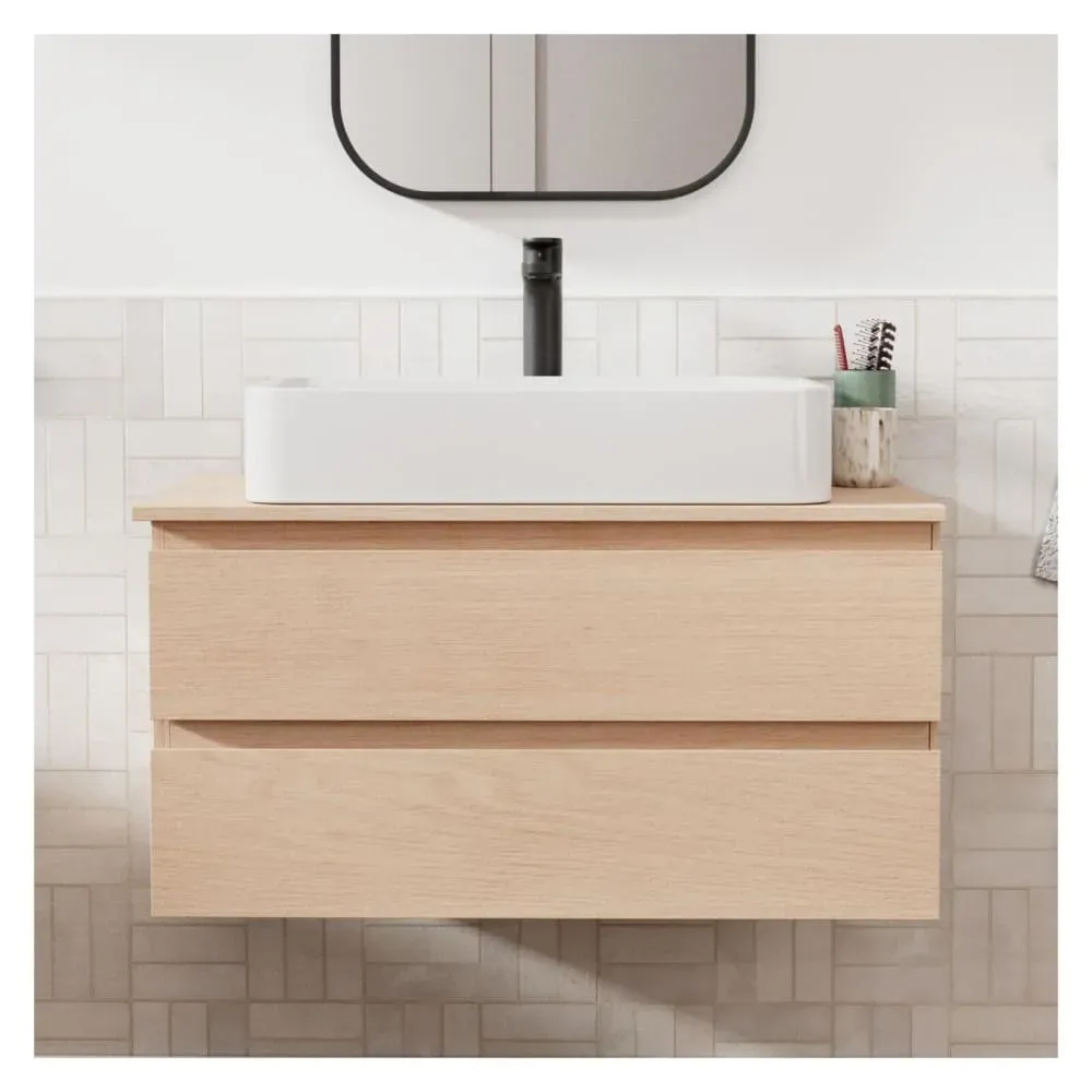 Illustration numéro 2 du produit Ensemble meuble simple vasque  80 cm + vasque