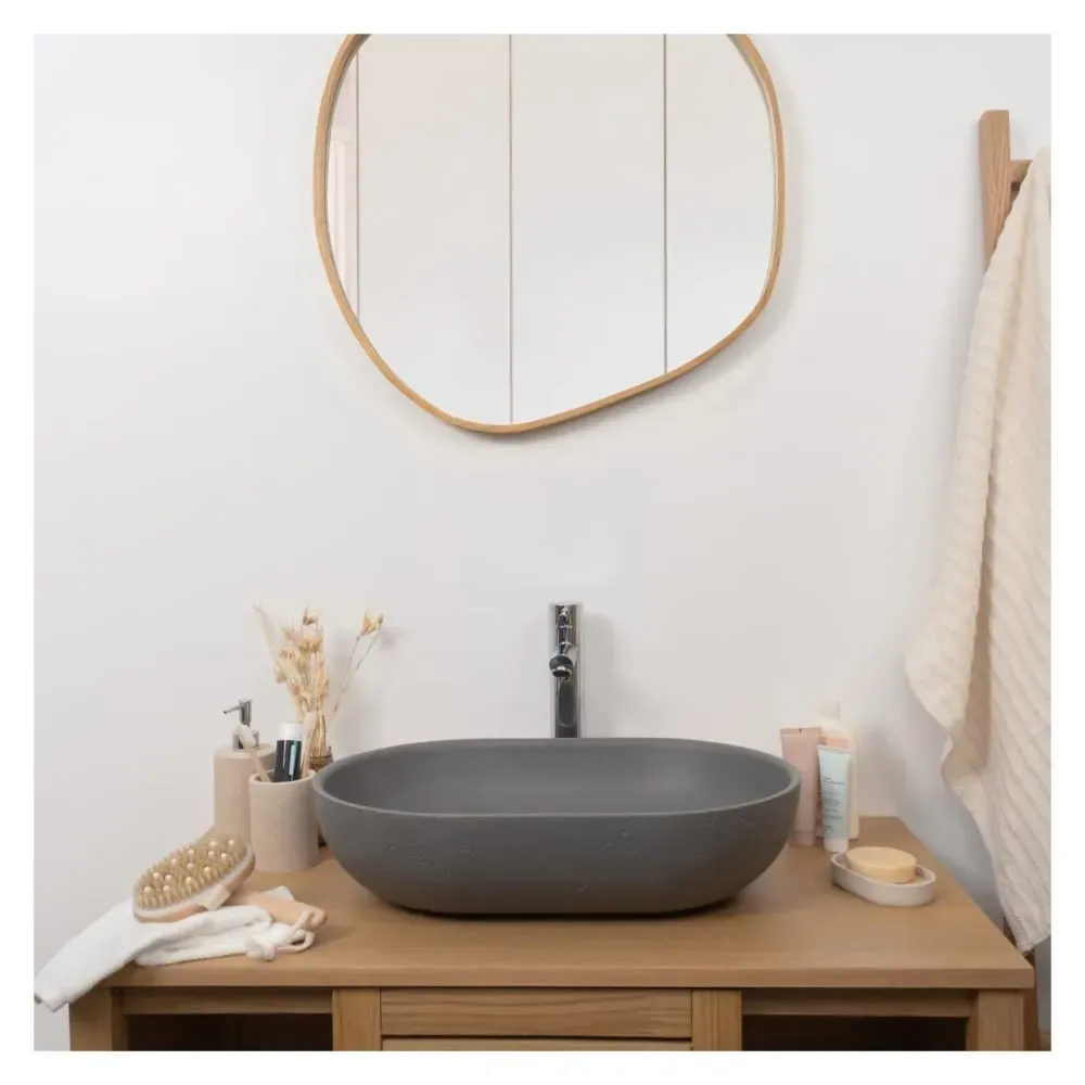 Illustration numéro 2 du produit Vasque à poser ovale  53x35cm