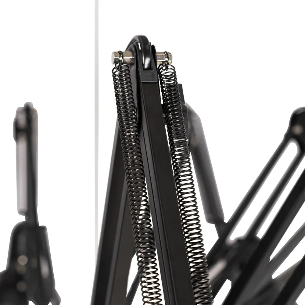 Illustration numéro 2 du produit Suspension industrielle noire 16 lumières réglable