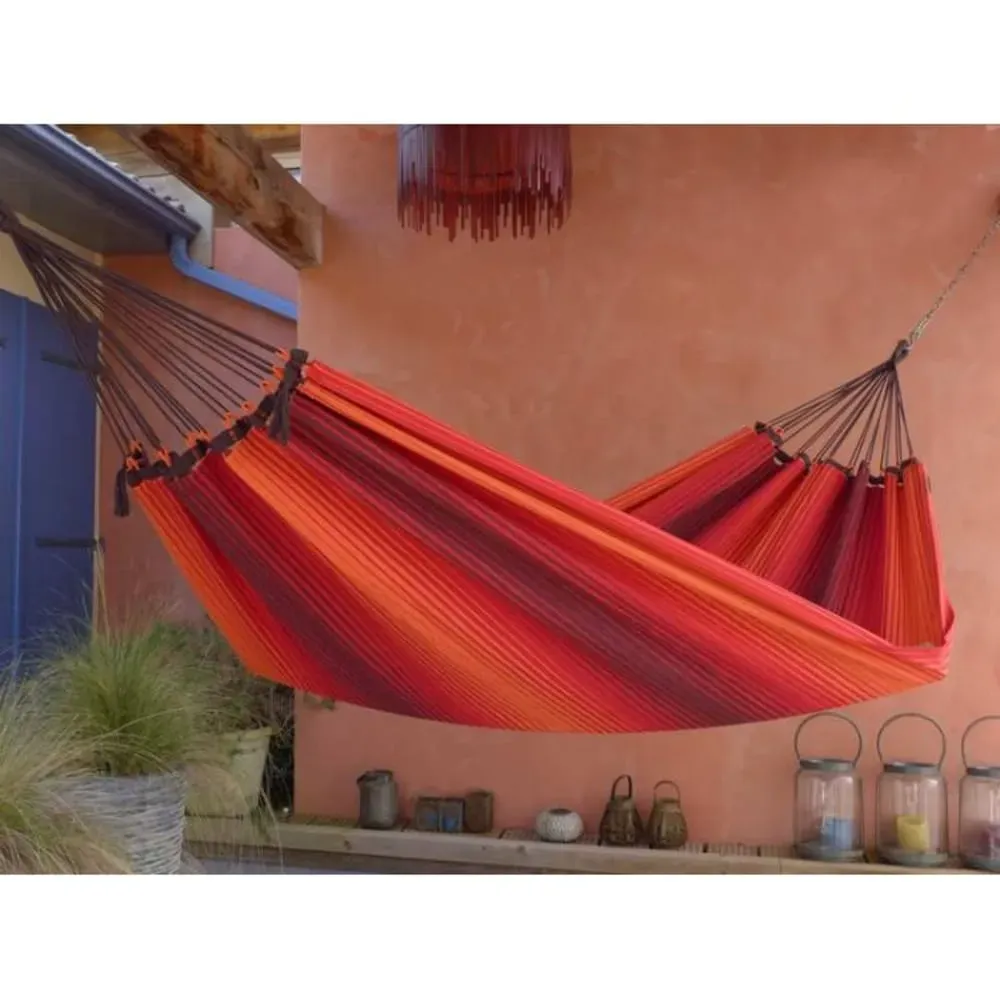 Illustration numéro 2 du produit Hamac L en coton muticolore