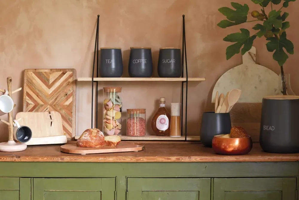 Illustration numéro 2 du produit Boîte à Thé Gris Fer 12,5 X 15 cm