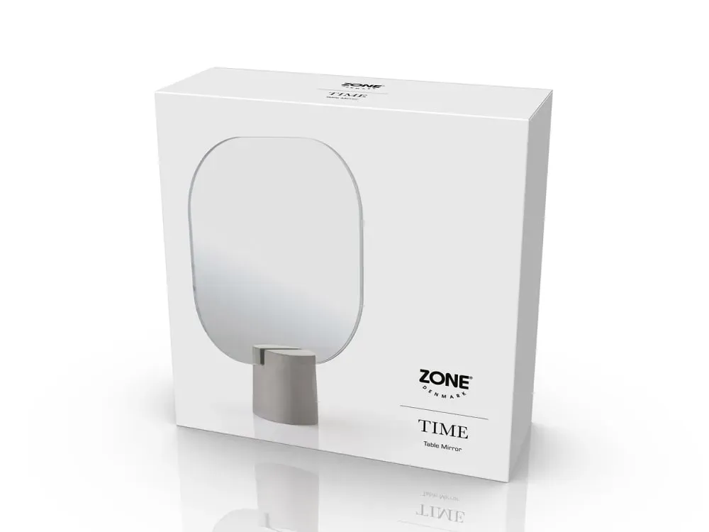 Illustration numéro 2 du produit Miroir de table béton brut