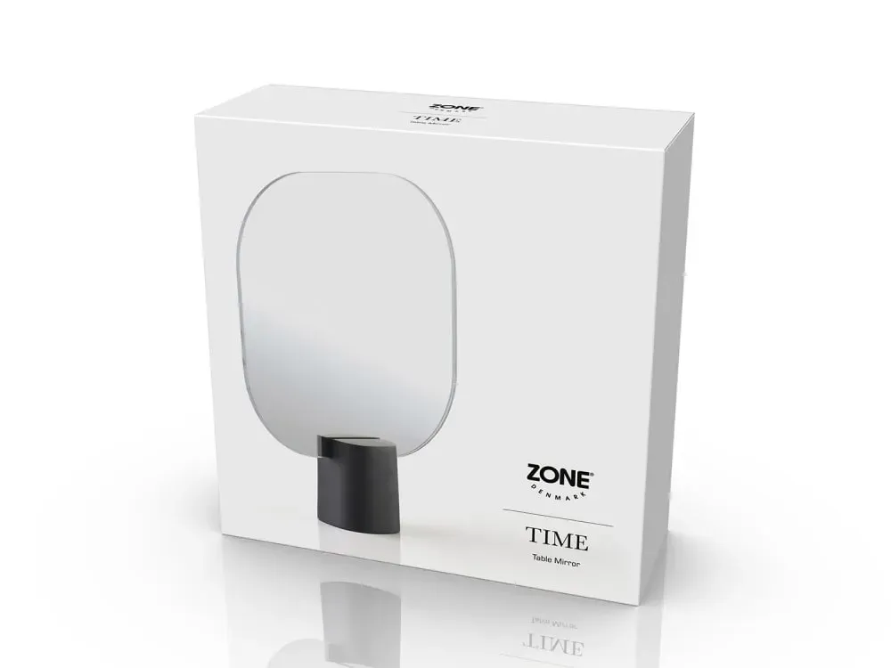 Illustration numéro 2 du produit Miroir de table béton noir