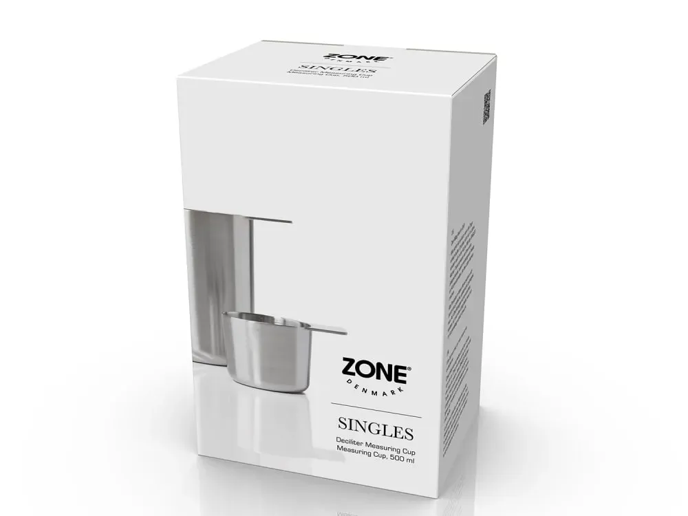 Illustration numéro 2 du produit Set de 2 doseurs 10 et 50cl en acier