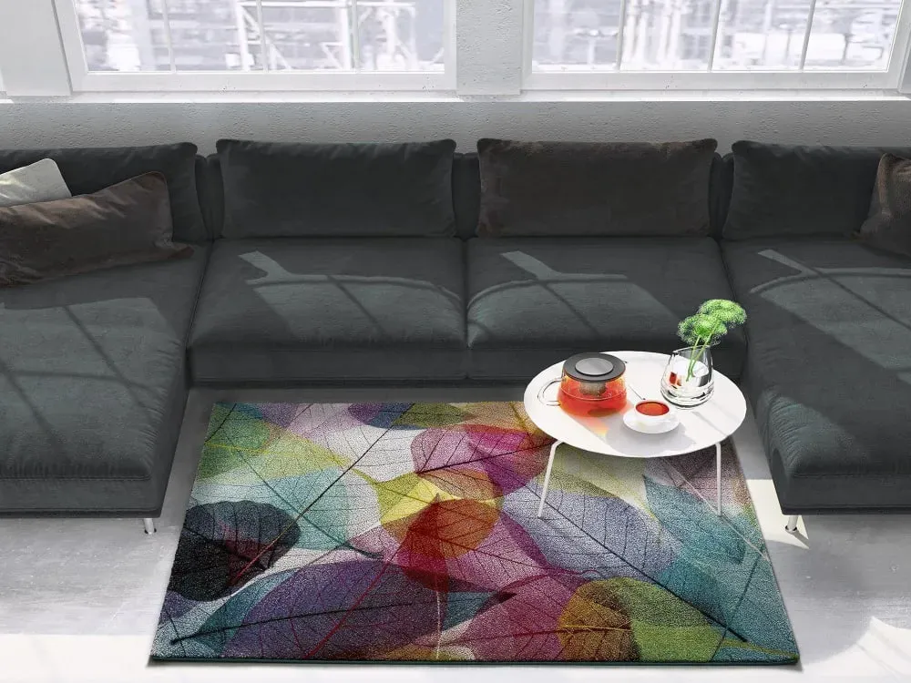 Illustration numéro 2 du produit Tapis moderne multicolore 120x170 cm
