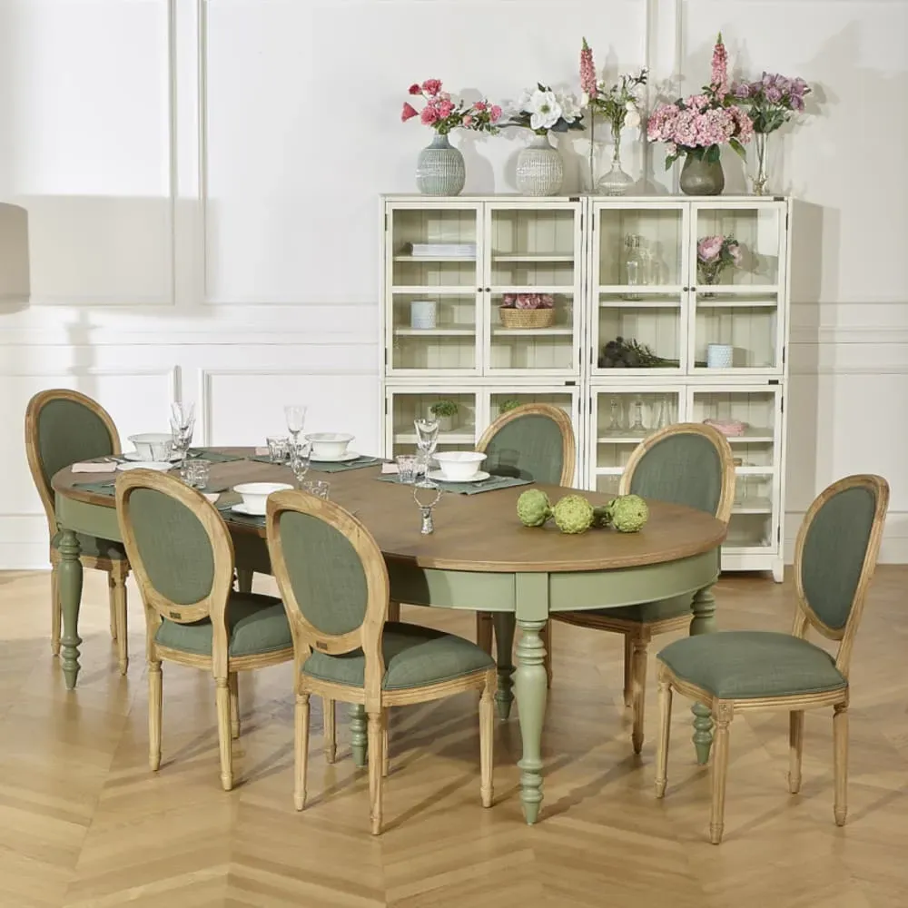 Illustration numéro 2 du produit Vitrine 2 portes vitrées en pin blanche