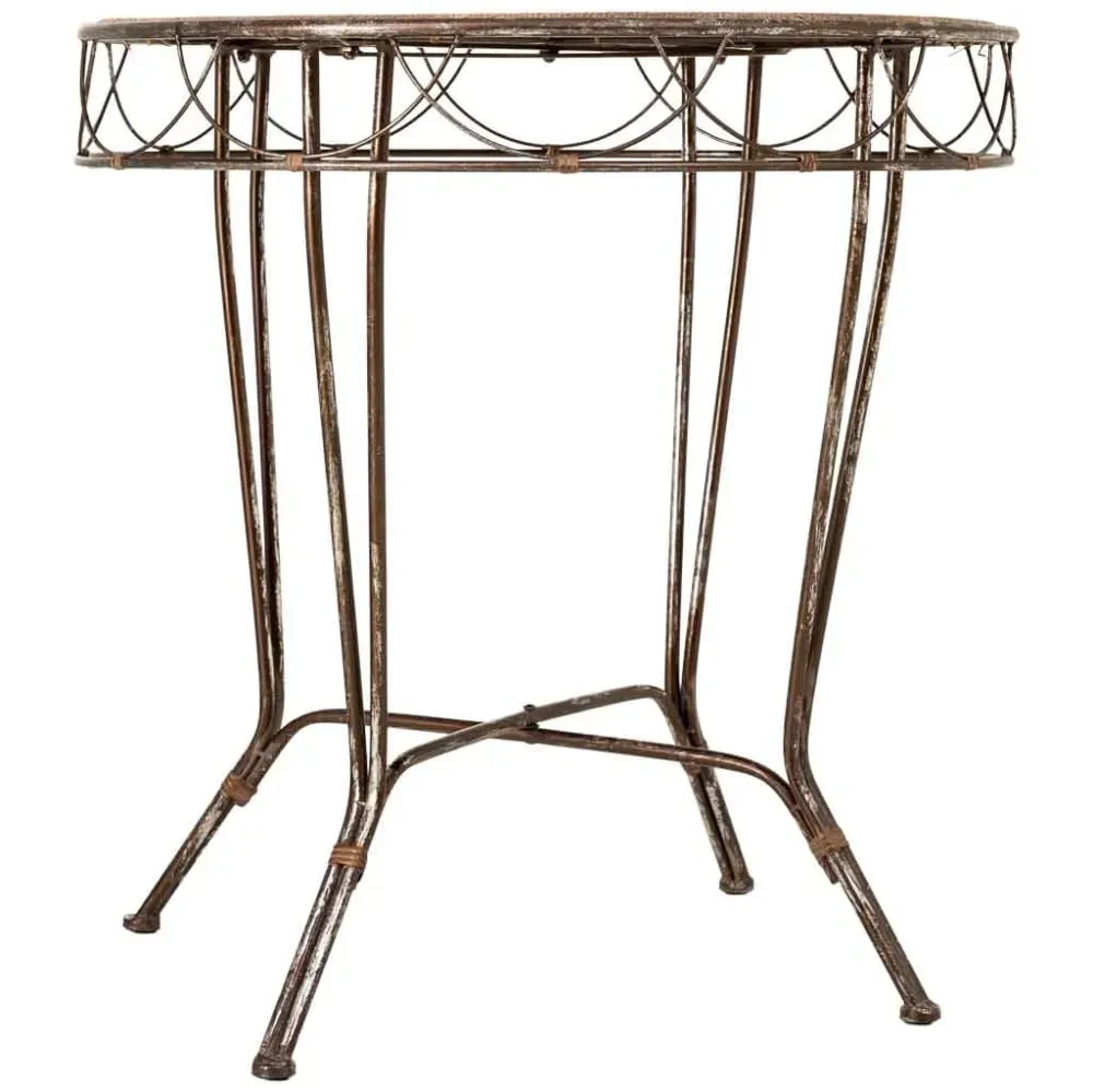 Illustration numéro 2 du produit Table en métal 75,5x75,5x76,8h cm