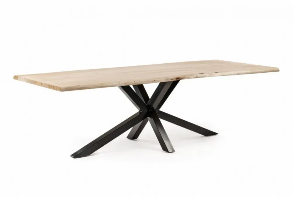 Illustration numéro 2 du produit Table de repas rectangulaire en bois massif