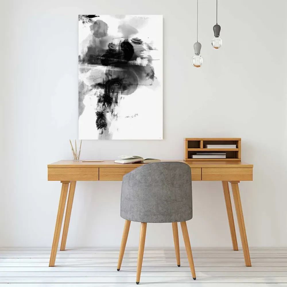 Illustration numéro 2 du produit Tableau contemporain jeu sauvage imprimé sur toile 60x90 cm