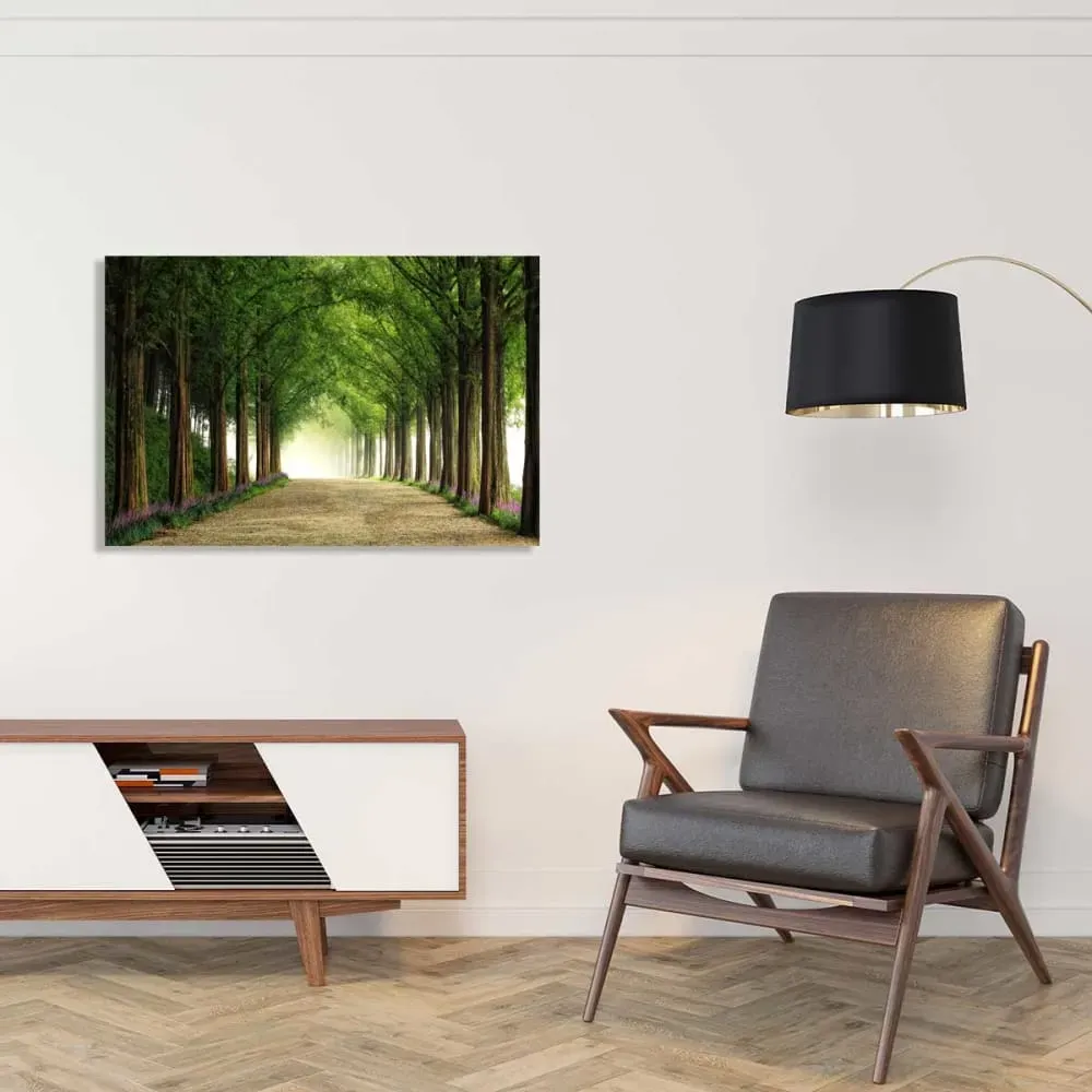 Illustration numéro 2 du produit Tableau paysage Metasequoia imprimé sur toile 90x60 cm