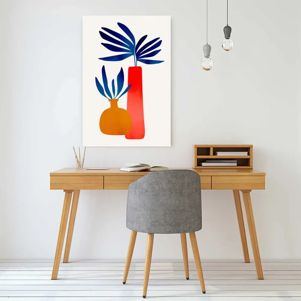 Illustration numéro 2 du produit Tableau plante en conte de fée imprimé sur toile 60x90 cm