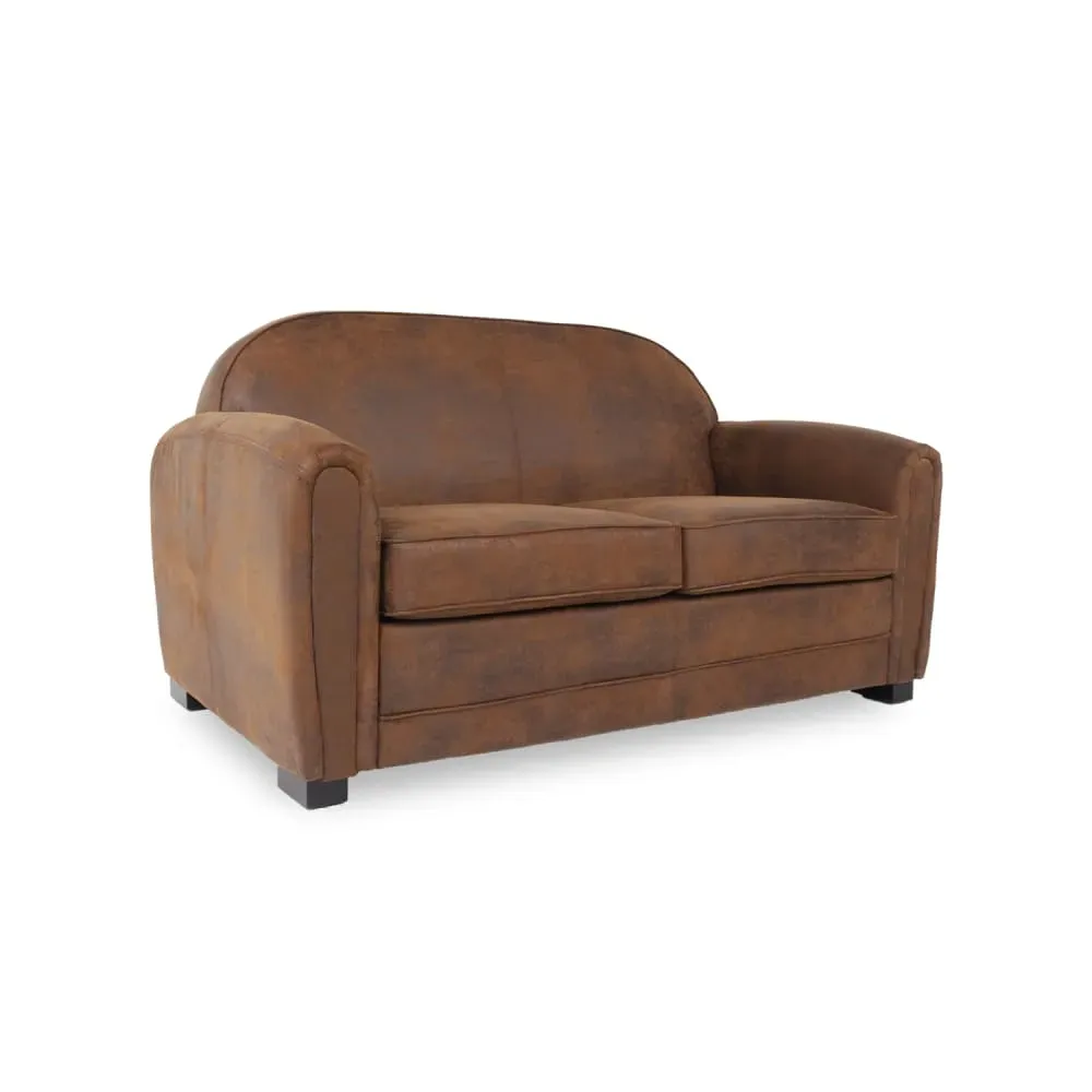 Illustration numéro 2 du produit Canapé club 2 places vintage