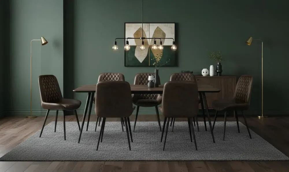 Illustration numéro 2 du produit Table à manger avec plateau rectangulaire en teck 220 cm