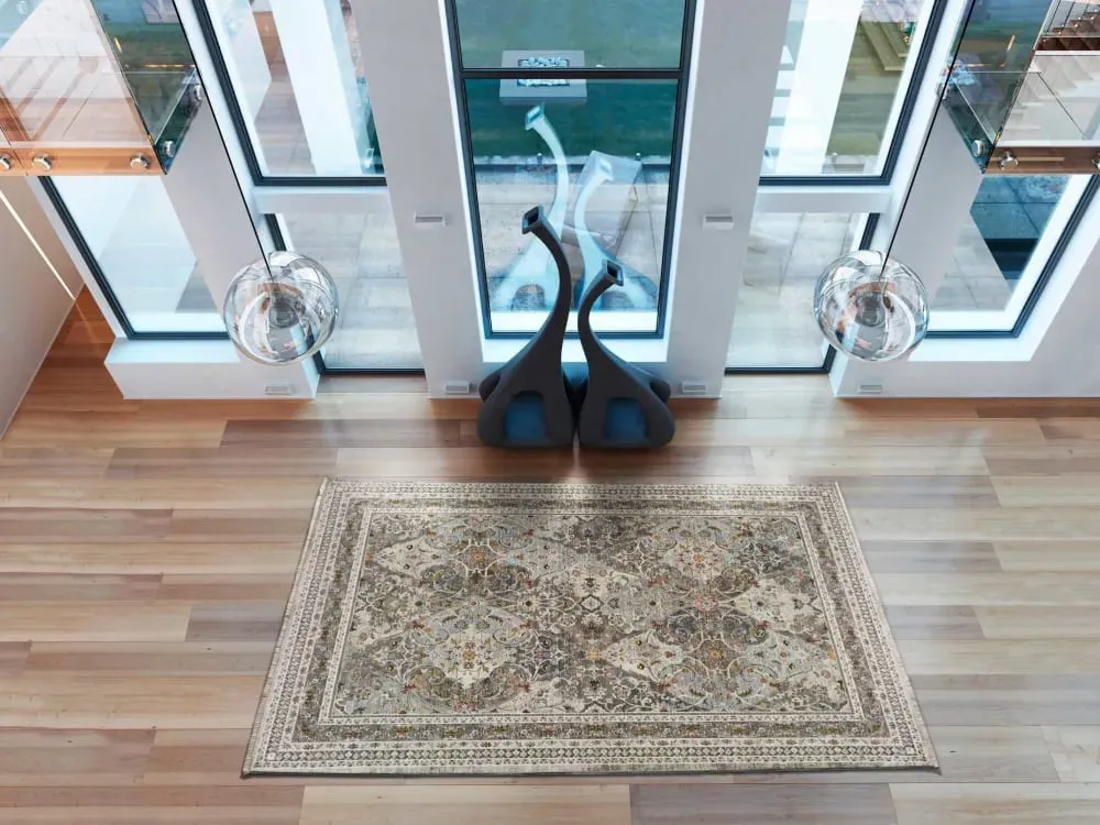 Illustration numéro 2 du produit Tapis vintage gris/beige 160x230 cm