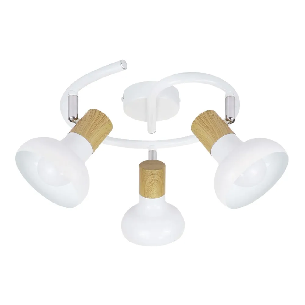 Illustration numéro 2 du produit Spot de plafond, métal, L:25, blanc